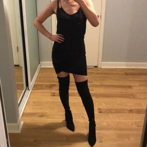 Guess bandage skirt black